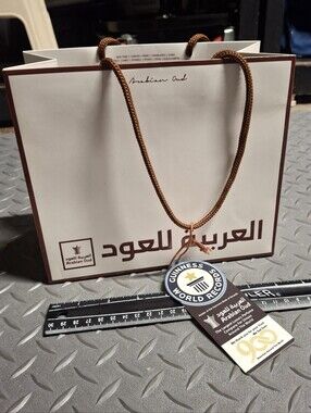 Authentic ARABIAN OUD Luxury Gift Shopping Bag – Saudi Arabia – Arabic Text